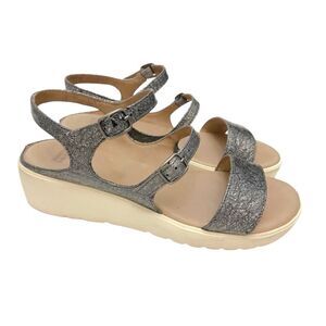 Johnston & Murphy Pewter CLARA Sandal